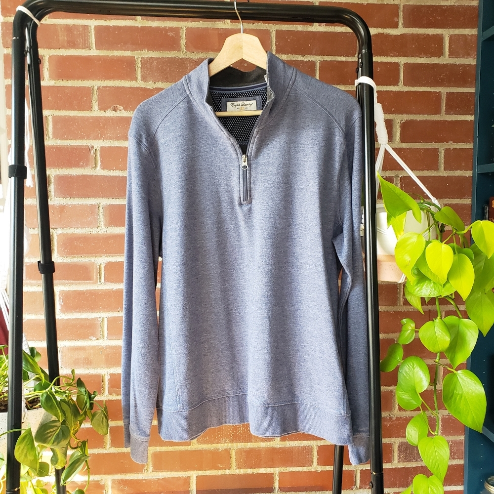 Blue-grey quarterzip